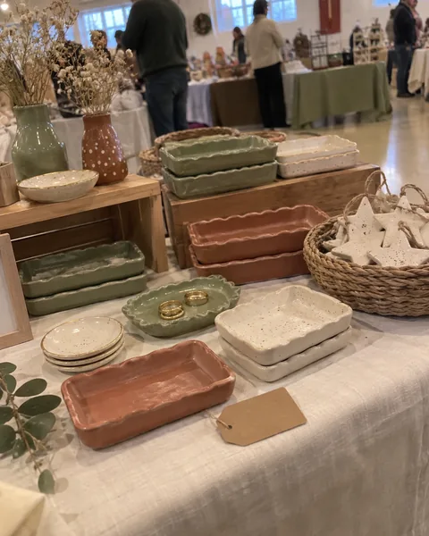 Handmade clay trinket trays